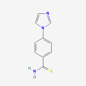 B1305952 4-(1H-Imidazol-1-yl)benzenecarbothioamide CAS No. 423769-74-8