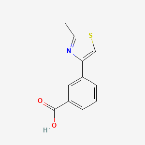 B1305956 3-(2-Methyl-1,3-thiazol-4-yl)benzoic acid CAS No. 28077-41-0