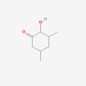 2-Hydroxy-3,5-dimethylcyclohexan-1-one