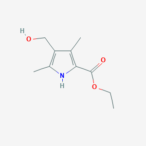 molecular formula C10H15NO3 B1305964 ethyl 4-(hydroxymethyl)-3,5-dimethyl-1H-pyrrole-2-carboxylate CAS No. 368869-99-2