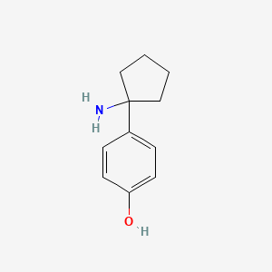 4-(1-Aminocyclopentyl)phenol