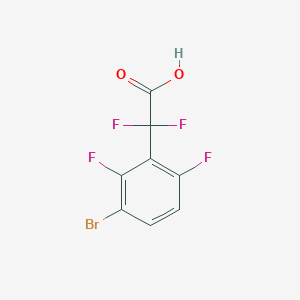 2-(3-Bromo-2,6-difluorophenyl)-2,2-difluoroacetic acid