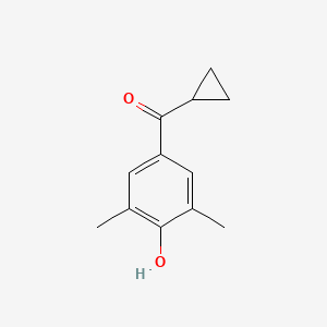 4-Cyclopropanecarbonyl-2,6-dimethylphenol