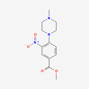 molecular formula C13H17N3O4 B1305980 Methyl 4-(4-methylpiperazin-1-yl)-3-nitrobenzoate CAS No. 65715-48-2