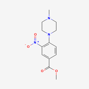 B1305980 Methyl 4-(4-methylpiperazin-1-yl)-3-nitrobenzoate CAS No. 65715-48-2