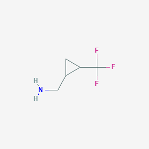 [2-(Trifluoromethyl)cyclopropyl]methanamine