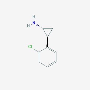 Trans-2-(2-chlorophenyl)cyclopropan-1-amine