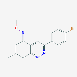 3-(4-bromophenyl)-N-methoxy-7-methyl-5,6,7,8-tetrahydrocinnolin-5-imine