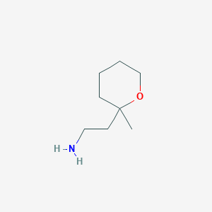 2-(2-Methyloxan-2-yl)ethan-1-amine