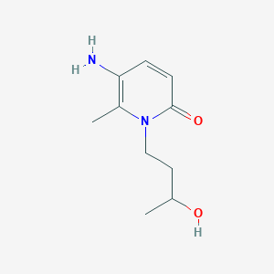 5-Amino-1-(3-hydroxybutyl)-6-methyl-1,2-dihydropyridin-2-one