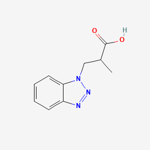 molecular formula C10H11N3O2 B1305994 3-Benzotriazol-1-yl-2-methyl-propionic acid CAS No. 4233-62-9