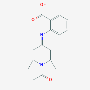 (1-Acetyl-2,2,6,6-tetramethylpiperidin-4-ylidene)aminobenzoate