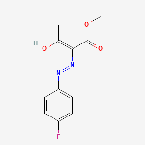 methyl 2-[(Z)-2-(4-fluorophenyl)hydrazono]-3-oxobutanoate