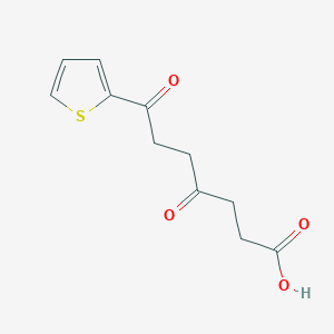 molecular formula C11H12O4S B1305996 4,7-Dioxo-7-thiophen-2-yl-heptanoic acid CAS No. 24090-18-4
