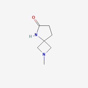 2-Methyl-2,5-diazaspiro[3.4]octan-6-one