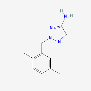 2-[(2,5-Dimethylphenyl)methyl]-2H-1,2,3-triazol-4-amine