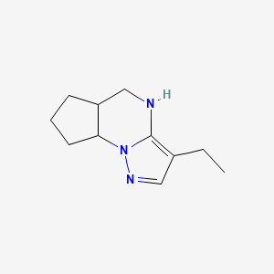 10-Ethyl-1,8,12-triazatricyclo[7.3.0.0,2,6]dodeca-9,11-diene