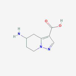 5-Amino-4H,5H,6H,7H-pyrazolo[1,5-a]pyridine-3-carboxylic acid