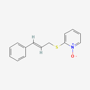 2-[(3-Phenyl-2-propenyl)sulfanyl]-1-pyridiniumolate