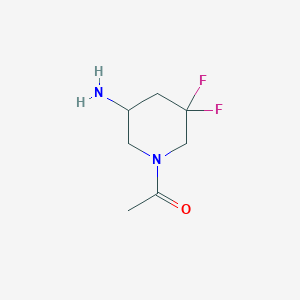 1-(5-Amino-3,3-difluoropiperidin-1-yl)ethan-1-one