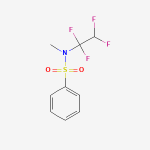 B1306010 N-Methyl-N-(1,1,2,2-tetrafluoroethyl)benzenesulphonamide CAS No. 31375-11-8