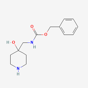 benzyl N-[(4-hydroxypiperidin-4-yl)methyl]carbamate