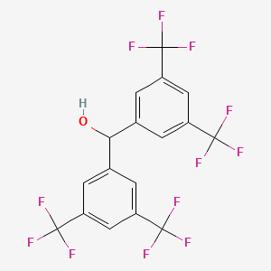 B1306020 Bis[3,5-bis(trifluoromethyl)phenyl]methanol CAS No. 87901-76-6