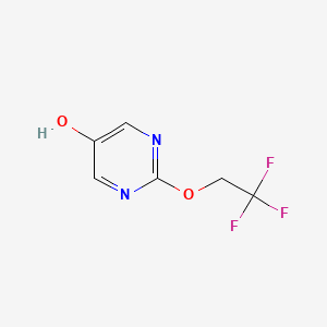 2-(2,2,2-Trifluoroethoxy)pyrimidin-5-OL