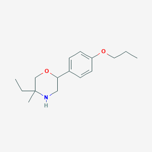 5-Ethyl-5-methyl-2-(4-propoxyphenyl)morpholine