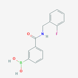 Boronic acid, b-[3-[[[(2-fluorophenyl)methyl]amino]carbonyl]phenyl]-