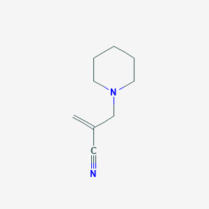 molecular formula C9H14N2 B1306024 2-(Piperidin-1-ylmethyl)prop-2-enenitrile CAS No. 27315-95-3