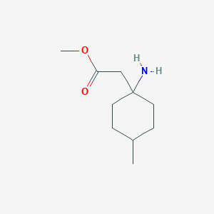 Methyl 2-(1-amino-4-methylcyclohexyl)acetate