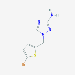 1-[(5-Bromothiophen-2-YL)methyl]-1H-1,2,4-triazol-3-amine