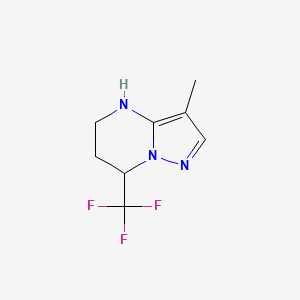 3-Methyl-7-(trifluoromethyl)-4H,5H,6H,7H-pyrazolo[1,5-a]pyrimidine