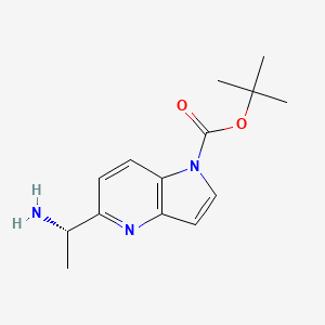 (S)-Tert-Butyl 5-(1-aminoethyl)-1H-pyrrolo[3,2-b]pyridine-1-carboxylate