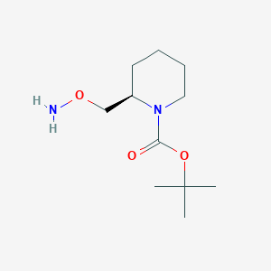 tert-Butyl(2R)-2-[(aminooxy)methyl]piperidine-1-carboxylate