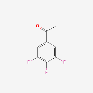 molecular formula C8H5F3O B1306032 3',4',5'-三氟乙酰苯酮 CAS No. 220141-73-1