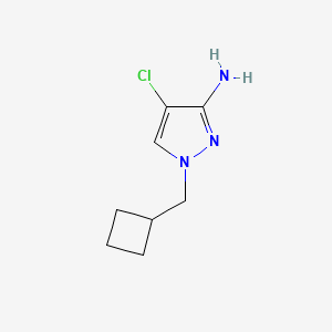 4-chloro-1-(cyclobutylmethyl)-1H-pyrazol-3-amine