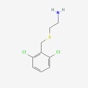 molecular formula C9H11Cl2NS B1306041 2-(2,6-Dichloro-benzylsulfanyl)-ethylamine CAS No. 48133-71-7