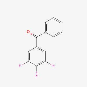 molecular formula C13H7F3O B1306044 3,4,5-三氟苯甲酮 CAS No. 70028-88-5