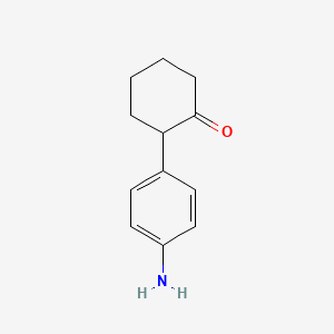 2-(4-Aminophenyl)cyclohexan-1-one