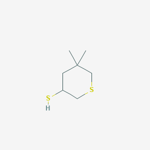 5,5-Dimethylthiane-3-thiol