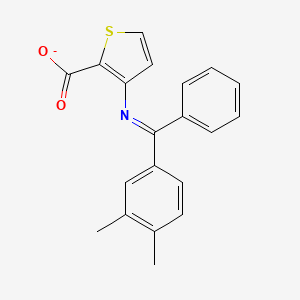 (Z)-[(3,4-dimethylphenyl)(phenyl)methylidene]aminothiophene-2-carboxylate