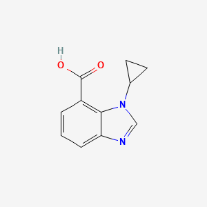 1-cyclopropyl-1H-1,3-benzodiazole-7-carboxylic acid