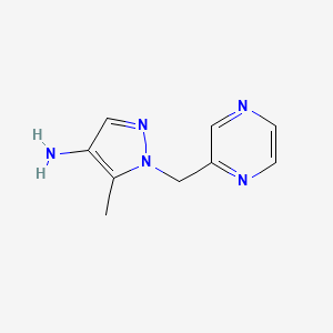 5-Methyl-1-(pyrazin-2-ylmethyl)-1h-pyrazol-4-amine