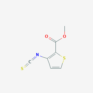 molecular formula C7H5NO2S2 B1306055 Methyl 3-isothiocyanatothiophene-2-carboxylate CAS No. 81321-10-0