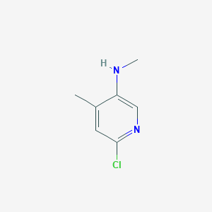 6-chloro-N,4-dimethylpyridin-3-amine