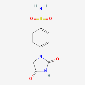 4-(2,4-Dioxoimidazolidin-1-yl)benzene-1-sulfonamide