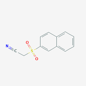 molecular formula C12H9NO2S B1306064 2-(2-Naphthylsulfonyl)acetonitrile CAS No. 32083-60-6