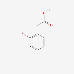 molecular formula C9H9FO2 B1306067 2-Fluoro-4-methylphenylacetic acid CAS No. 518070-28-5
